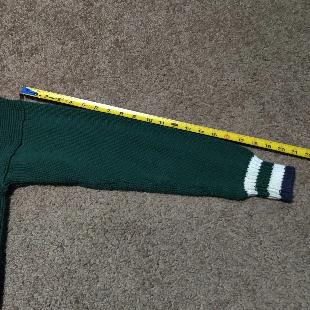 Vintage Nuggets Sweater Preppy College Highschool Cheer Cable Knit Women's Small
